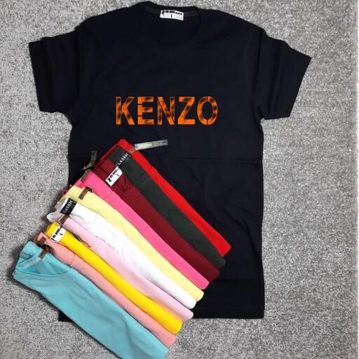 تیشرت مردانه زنانه یقه گرد طرح KENZO نخ پنبه با کیفیت عالی